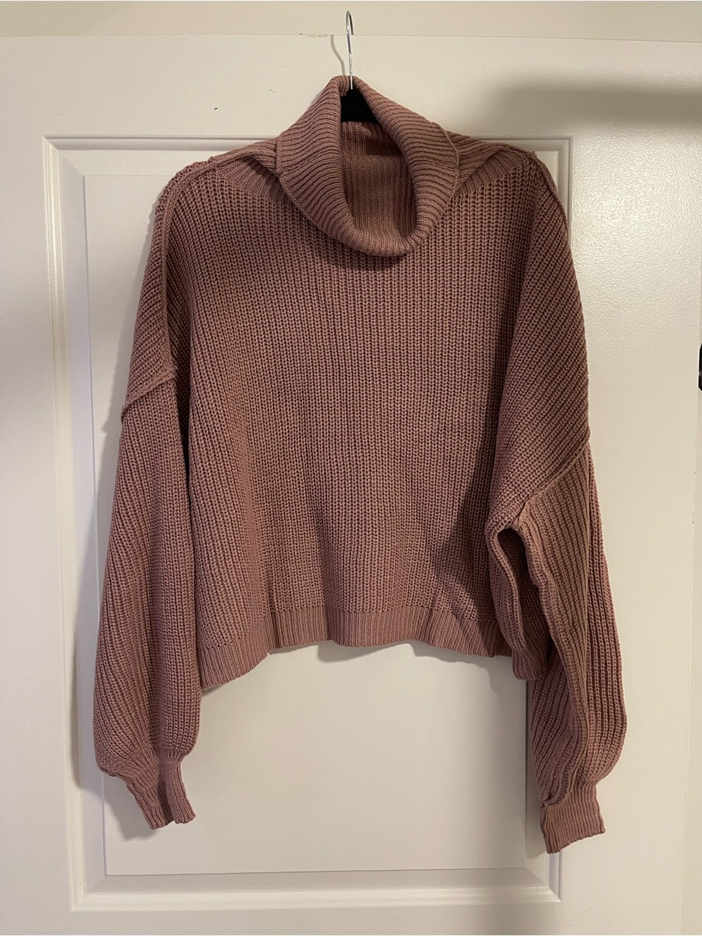 ZenanaTurtleneck Chunky Knit Sweater - Size XL